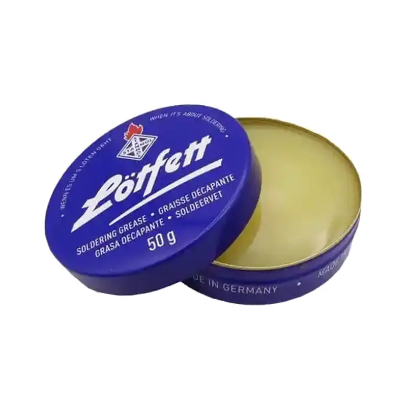 روغن لحیم استانول لاتفت آبی 50 گرمی Lotfett Stannol
