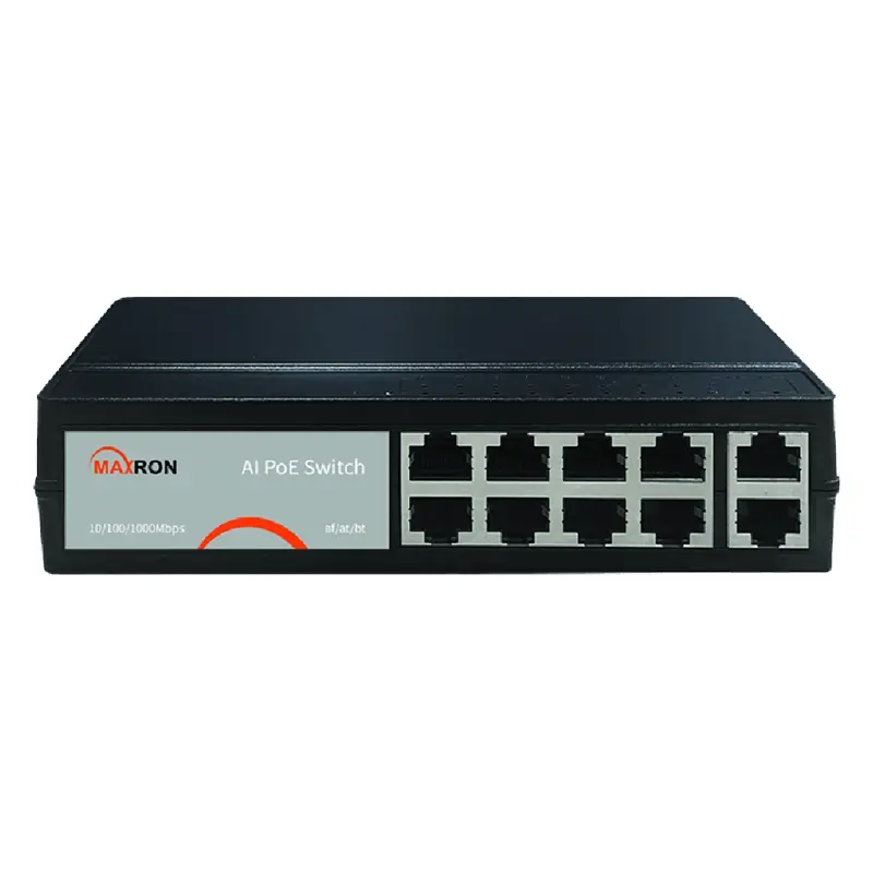 سوییچ شبکه 8 پورت POE مکسرون مدل MSW-3008FPA-2GL-120I-V2