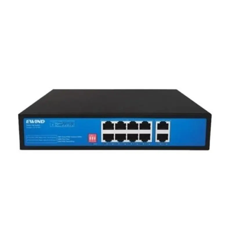 سوئیچ شبکه 8 پورت POE مدل EW-S1110CG-AP