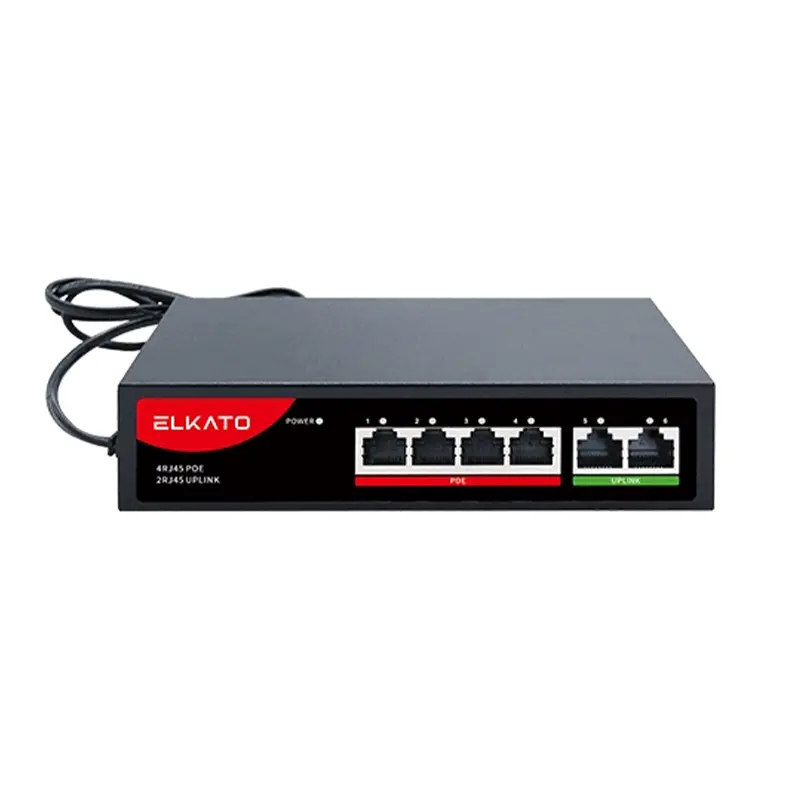 سوئیچ شبکه صنعتی 4 پورت POE مدل EL-2SG0402GP