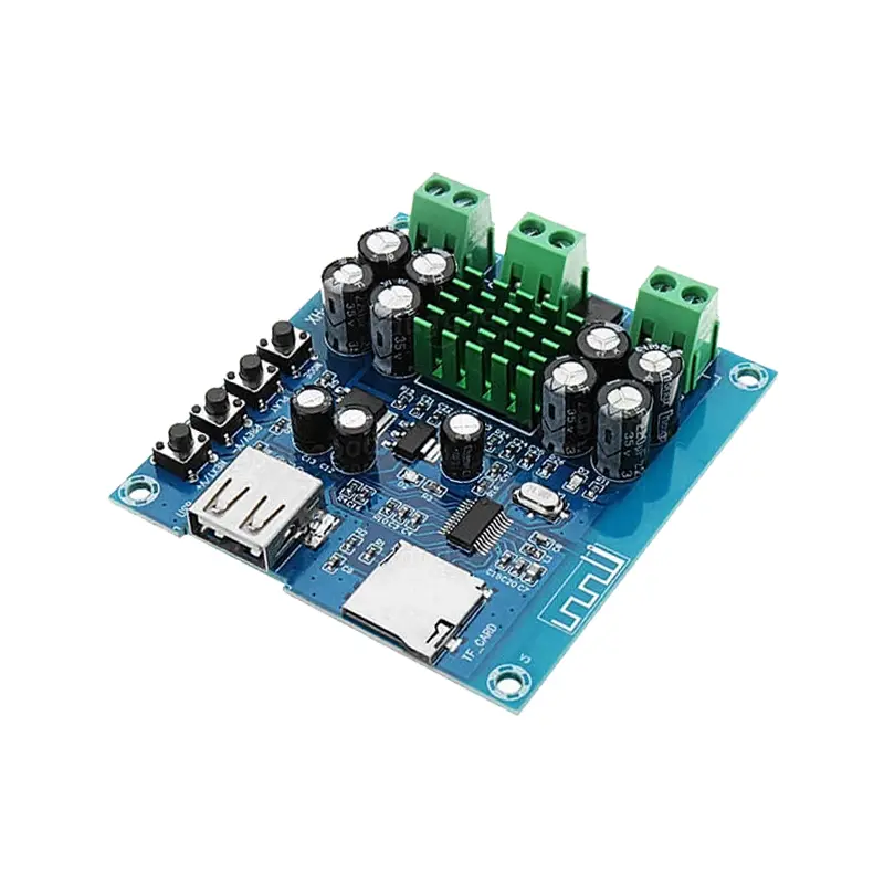 ماژول آمپلی فایر صوتی بلوتوث دار 2x50 وات مدل XH-M422 (برد آبی)