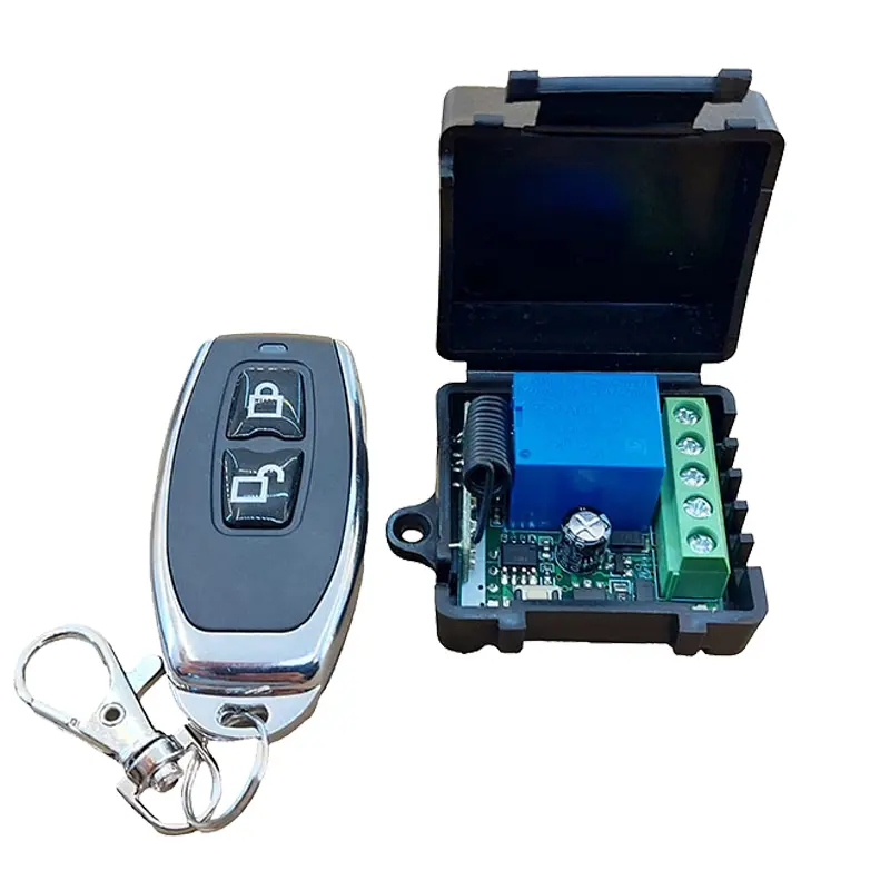 گیرنده تک کاناله 433MHz رادیویی 12ولت با ریموت