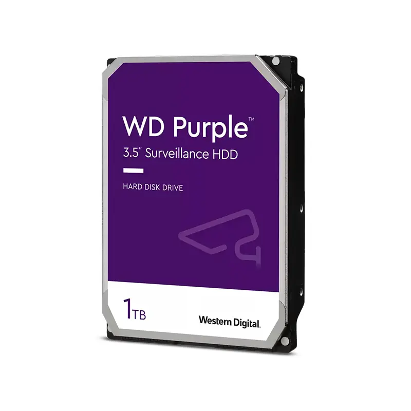 هارد اینترنال وسترن دیجیتال مدل Purple ظرفیت 1 ترابایت گارانتی حامی