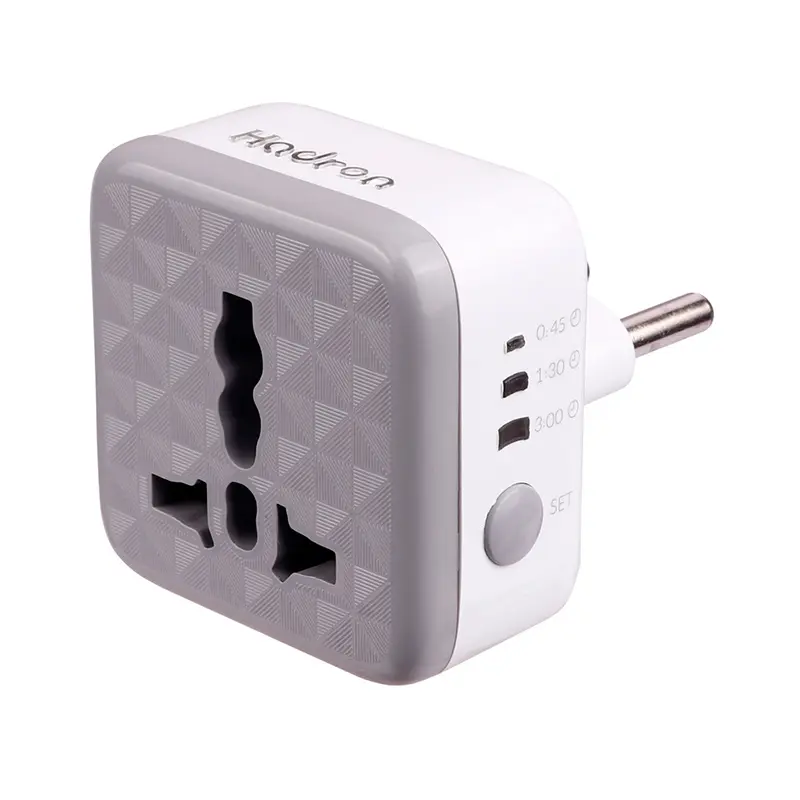 تبدیل برق 3 به 2 تایمردار هادرون P103 رنگ سفید