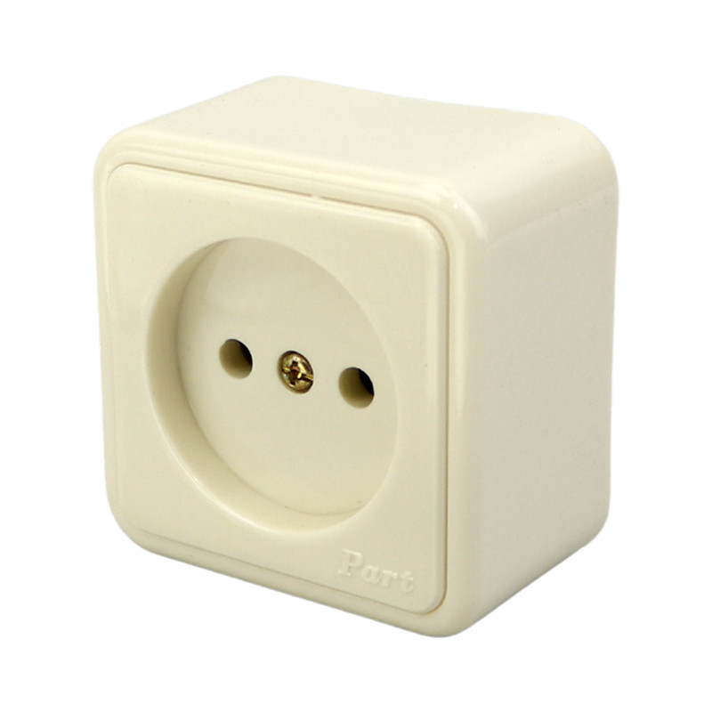 پریز روکار بدون ارت پارت الکتریک Part Electric PE105