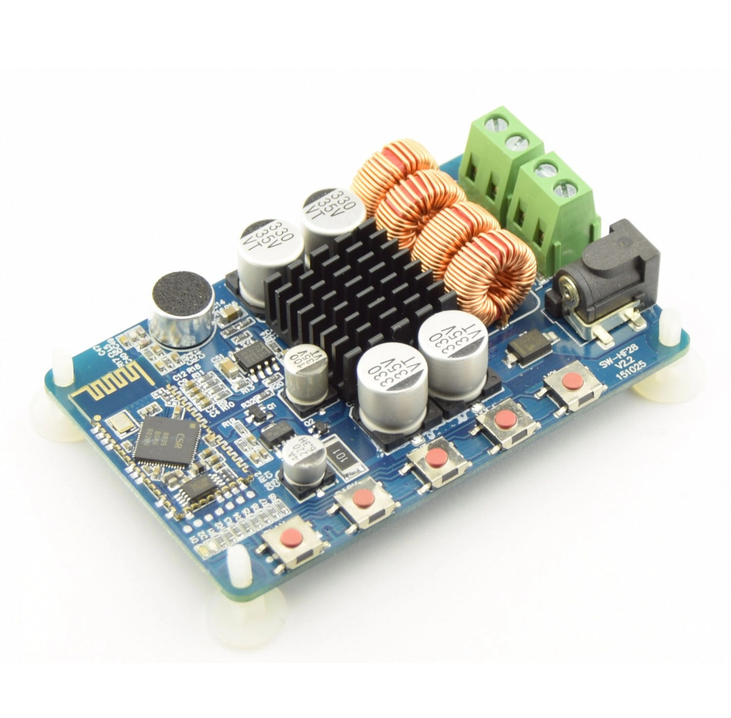 آمپلی فایر استریو 50*2 وات TPA3116 همراه با بلوتوث ورژن 4 و قابلیت مکالمه