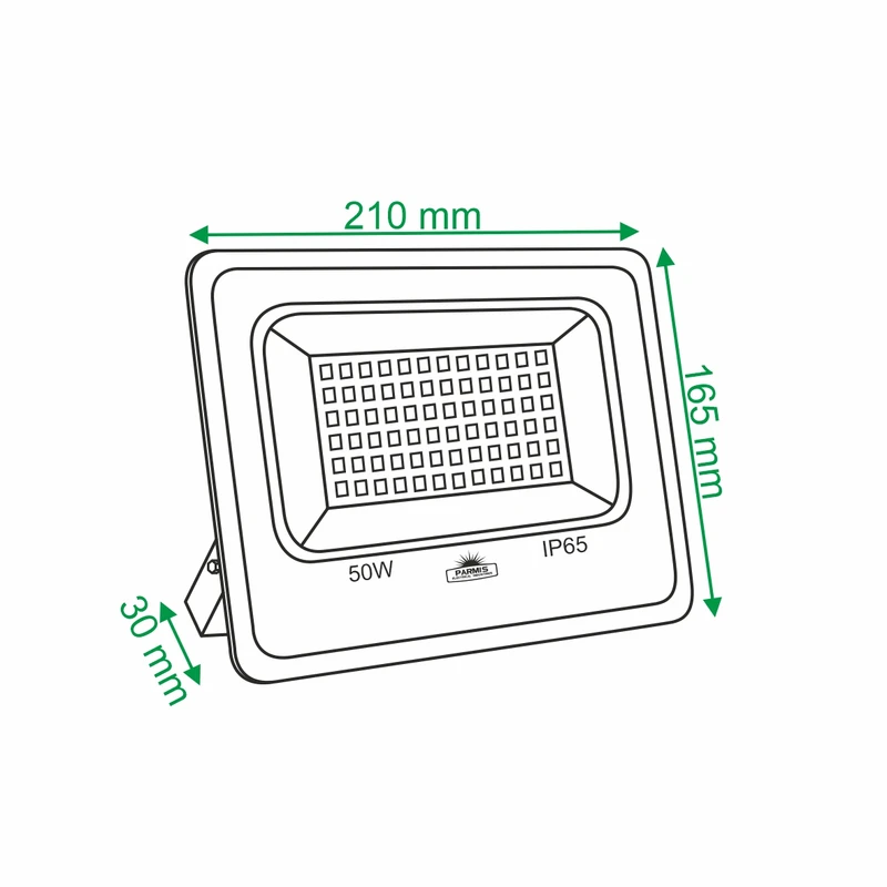 پروژکتور 50 وات مهتابی پارمیس