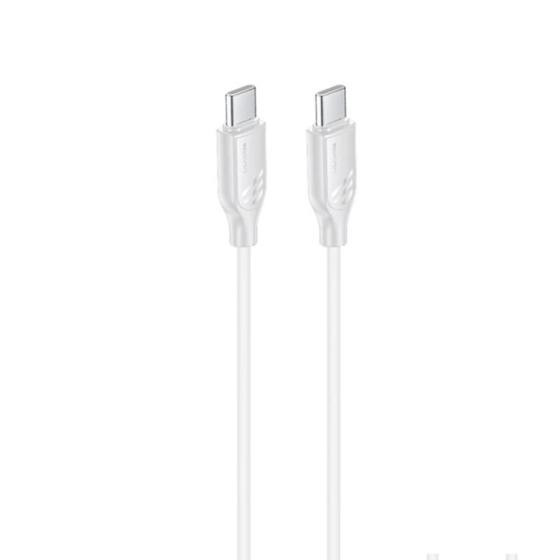 کابل دو سر تایپ سی فست شارژ 60 وات یسیدو CA175 طول 1 متر رنگ سفید