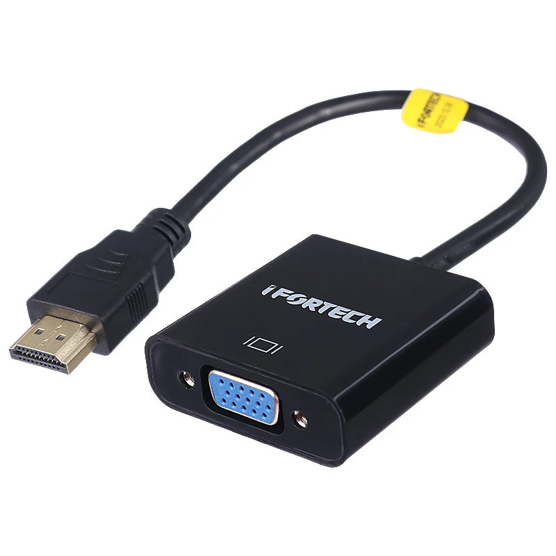 تبدیل HDMI به VGA آی فورتک Ifortech + کابل صدا شرینک